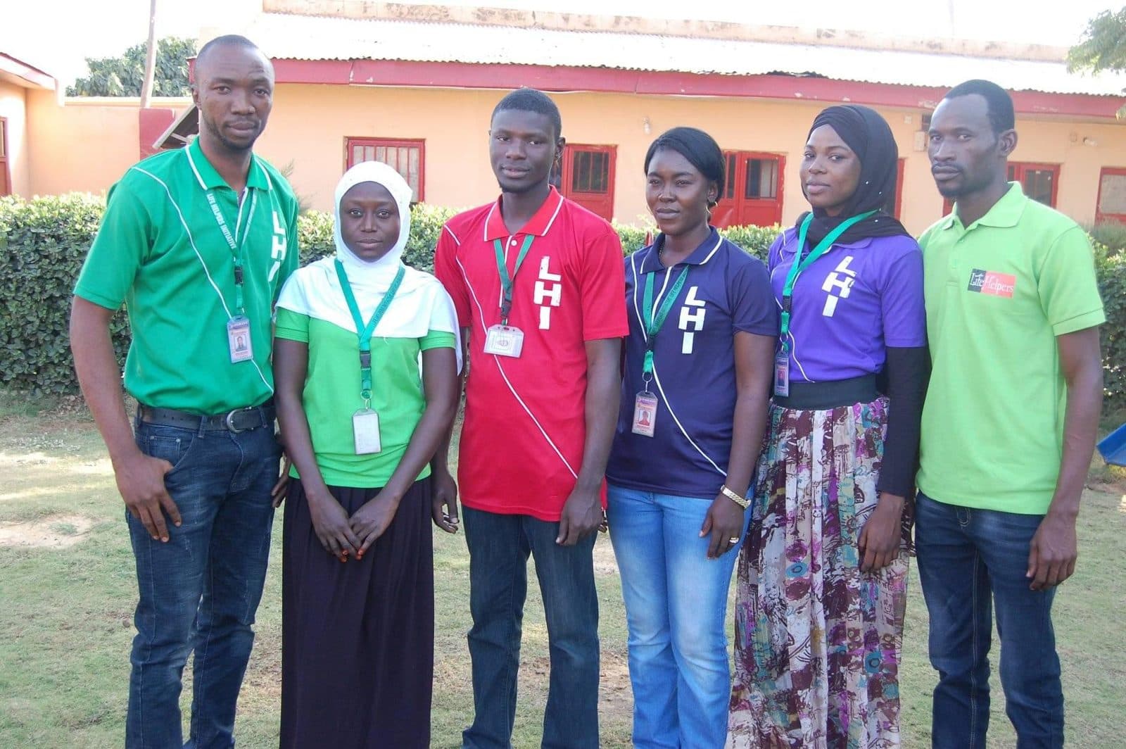 Six Life Helpers staff at the 2018 staff retreat