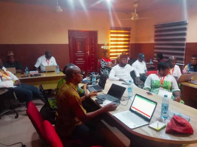Staff working in groups during the 2026–2030 strategy review workshop