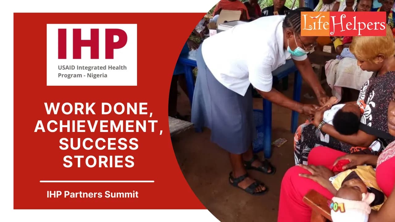 Work done, achievements and success stories: IHP Partners Summit