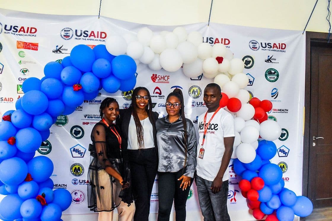 LHI staff at the organisation's exhibition stand